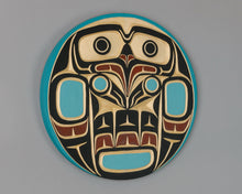 Panel depicting Eagle by Chief Peter Smith, Kwakwaka'wakw Nation