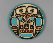 Panel depicting Eagle by Chief Peter Smith, Kwakwaka'wakw Nation