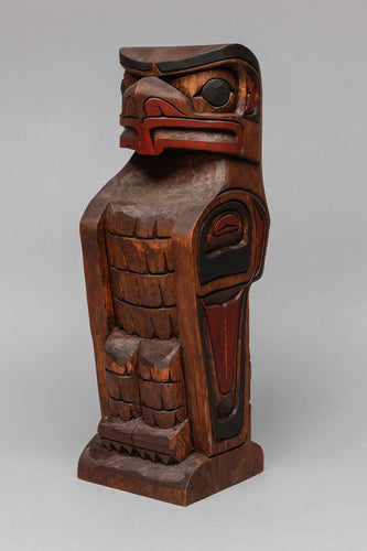 Eagle Totem by Gino Seward, Coast Salish and Kwakwaka'wakw