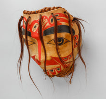 Portrait Mask depicting Eagle Warrior by Garry Wilson, Haisla