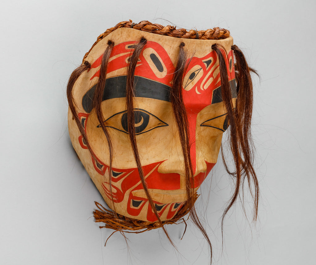 Portrait Mask depicting Eagle Warrior by Garry Wilson, Haisla ...