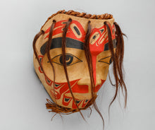 Portrait Mask depicting Eagle Warrior by Garry Wilson, Haisla