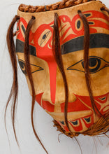 Portrait Mask depicting Eagle Warrior by Garry Wilson, Haisla