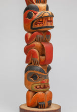 Vintage Coast Salish Model Totem Pole, c. 1940