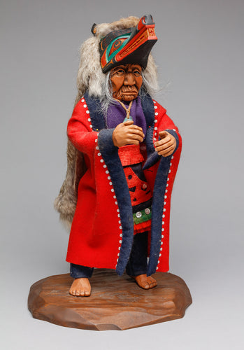 Doll depicting Wolf Chieftain by Shona-Hah (1912-1997)
