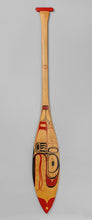 Vintage Tlingit Paddle depicting Gonakadet (Sea-Wolf), c. 1960