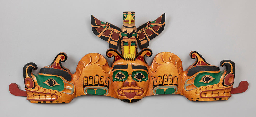 Sisiutl and Thunderbird Panel by Chief Sam Henderson (1905-1982), Kwakwaka'wakw