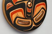 Panel depicting Eagle by Tom Booth Jr., Tsimshian
