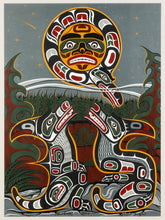 “Raven Moon" Original Painting by Johnathan Henderson, Kwakwaka'wakw