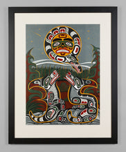 “Raven Moon" Original Painting by Johnathan Henderson, Kwakwaka'wakw