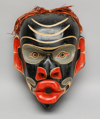 Historic Dzunukwa (Wild Woman) Mask, Kwakwaka'wakw Culture