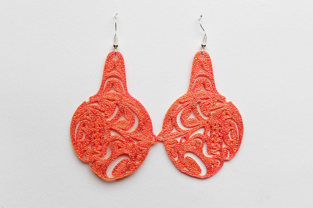 Northwest Coast Orca Earrings by Ruth Wilbur Peterson