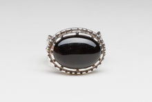 Onyx Ring by Steve Gunnyon, Yakama and Chippewa