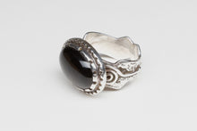 Onyx Ring by Steve Gunnyon, Yakama and Chippewa