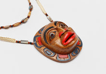 Moon Mask Pendant by Artie George, Coast Salish