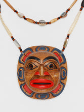 Moon Mask Pendant by Artie George, Coast Salish