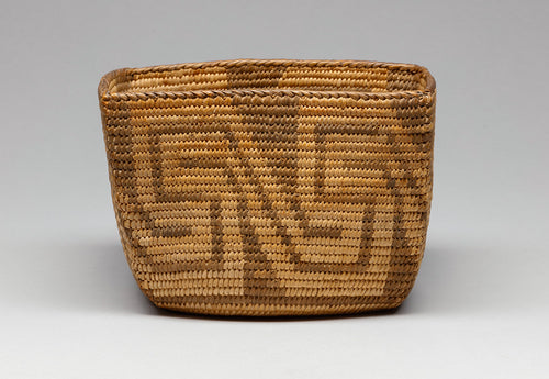 Historic Rectangular Basket, Pima