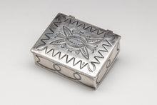 Navajo Hand Stamped Sterling Silver Box