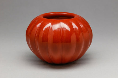 Melon Pot by David Baca, Santa Clara Pueblo