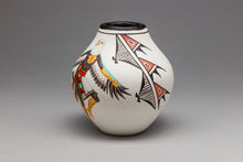Pot with Eagle Dancer Design by Elizabeth and Marcellus Medina, Zia Pueblo