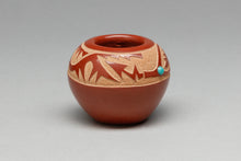 Miniature Redware Bowl by Goldenrod, Santa Clara Pueblo