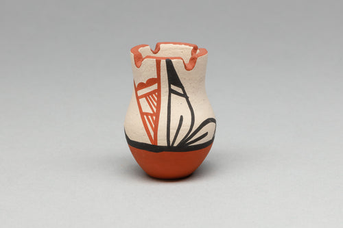 Miniature Polychrome Vase, Jemez Pueblo