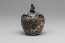Lidded Pottery Jar by Jennifer & Mike Moquino, Santa Clara and Zia Pueblos