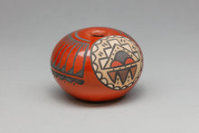 Redware Pot with Cloud Design by Minnie Vigil, Santa Clara Pueblo