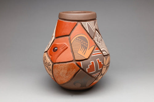 Shard Design Pot by Daryl Candelaria, San Felipe Pueblo (Copy)