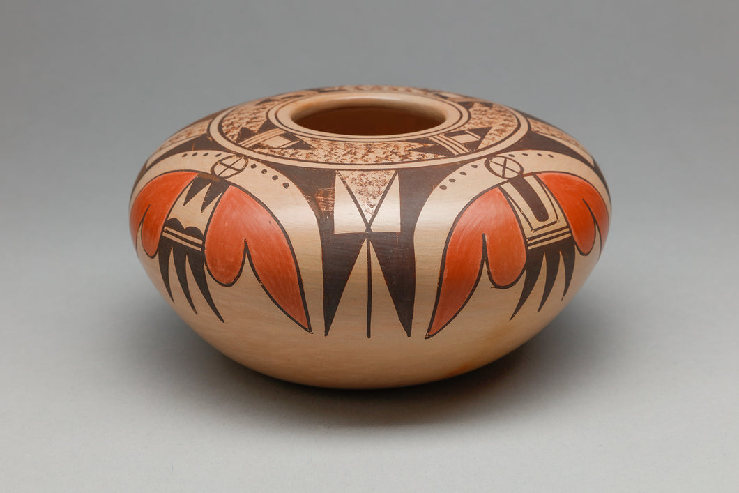 Pot with Geometric Designs by Melda Nampeyo, Hopi Pueblo