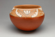Pot with Geometric designs by Ignacia Duran, Tesuque Pueblo