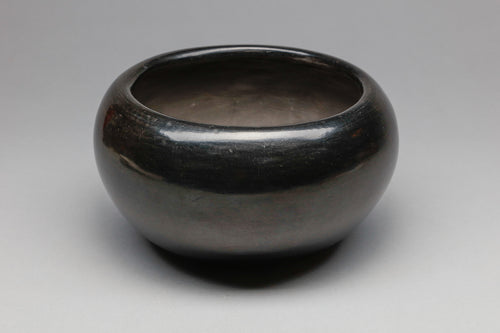 Black Pot by Helen Shulpa, Santa Clara Pueblo