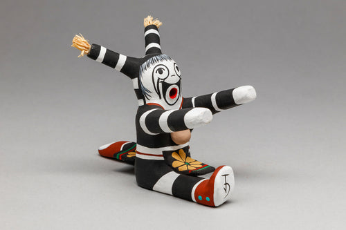 Koshari Clown Figure by Tony Dallas, Hopi Pueblo