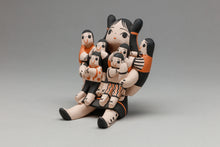 Miniature Storyteller with Six Children by Dorothy Herrera, Cochiti Pueblo