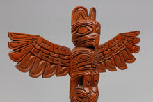 Model Pole of Thunderbird, Bear Holding Mask by Rick Williams, Nuu-chah-nulth