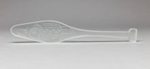Glass Paddle by Marvin Oliver (1946-2019), Quinault and Isleta Pueblo
