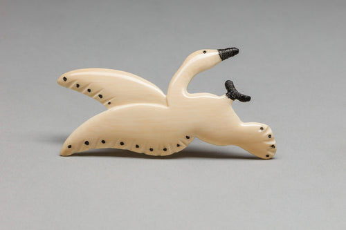 Goose Pin by Barbara Kokuluk, Inupiaq