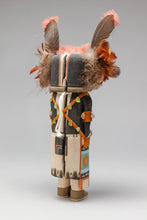 Old Style Honan (Badger) Kachina by Augustine Mowa, Hopi
