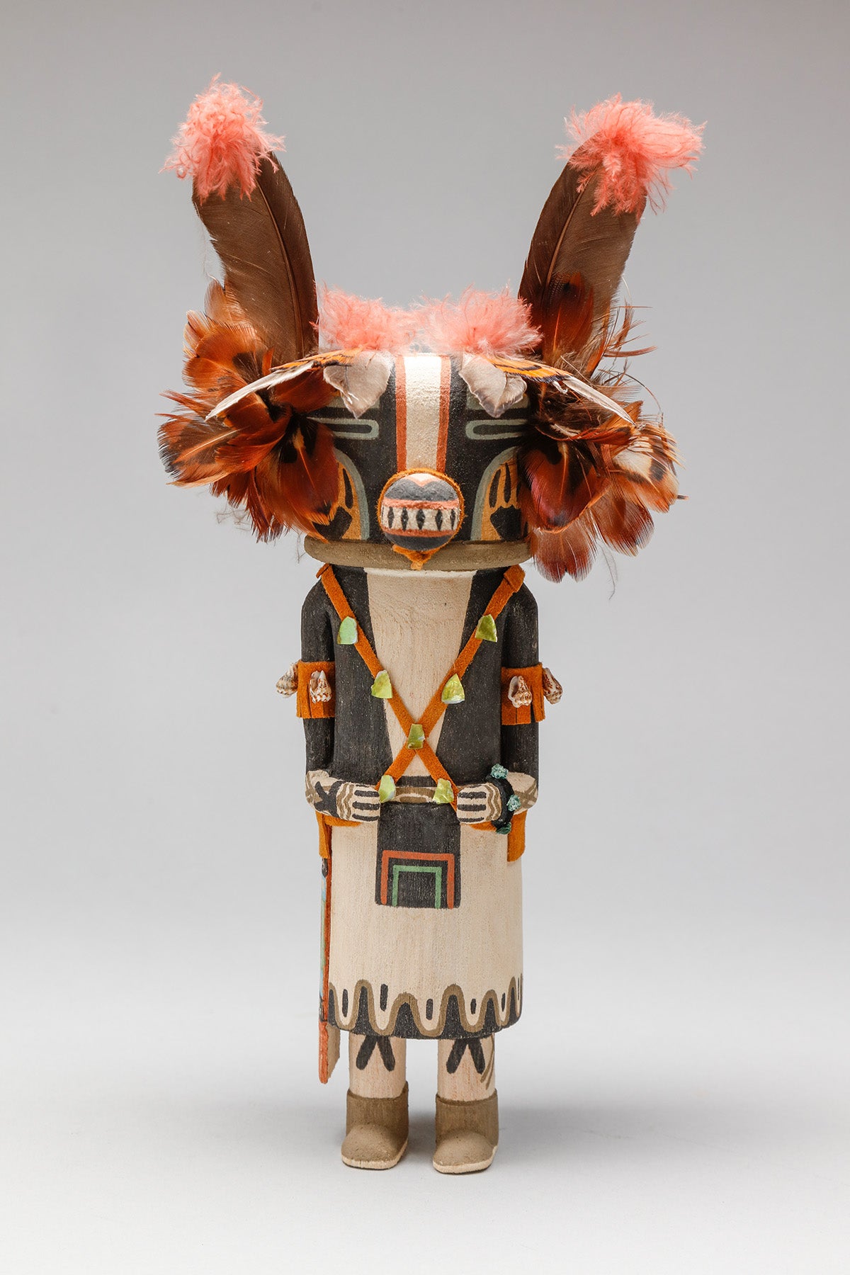 Old Style Honan (Badger) Kachina by Augustine Mowa, Hopi – Quintana ...
