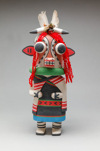 Old Style Wakas (Maiden Cow) Kachina by Fred Ross, Hopi