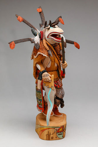 White Ogre Kachina by Kerry David, Hopi