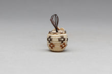 Miniature Basket with Lid by Jose Adelline, Tohono O'odham