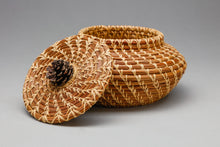 Treasure Basket with Pine Cone Finial by Lee MacQueen