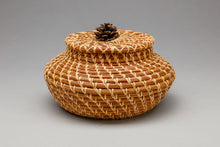 Treasure Basket with Pine Cone Finial by Lee MacQueen