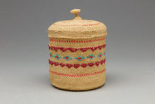 Treasure Basket with Lid, Attu Basketry