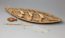 Boat with Paddles, Hunting Implements, & Bladder Float by Shayne Howley, Yup'ik