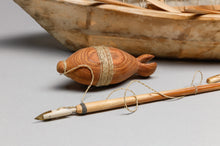 Boat with Paddles, Hunting Implements, & Bladder Float by Shayne Howley, Yup'ik