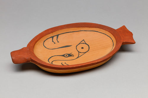 Seal Bowl with Bird Design, Yup'ik Culture