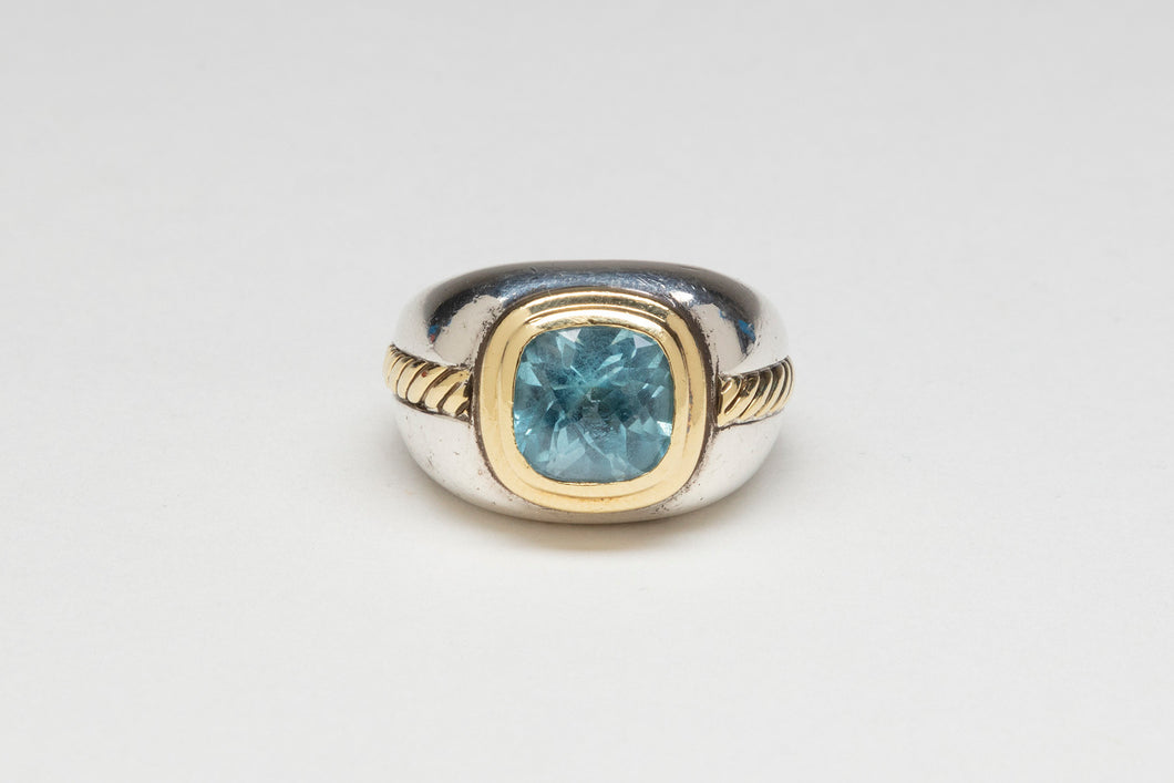 Unisex Aquamarine Ring by David Yurman