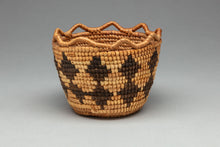 Antique Basketry Bowl with Scalloped Edge, Klickitat
